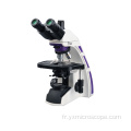 Microscope biologique de recherche trinoculaire professionnelle